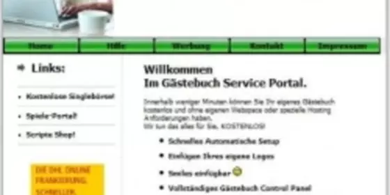 PHP Gästebuch Service Portal Script ansehen