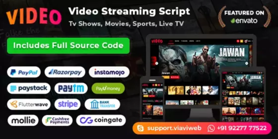 VIDEO STREAMING PORTAL (TV SHOWS, MOVIES, SPORTS, VIDEOS STREAMING, LIVE TV) 2.2 ansehen