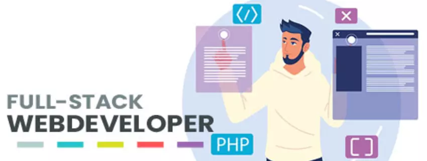 What characterizes a full-stack web developer and what skills must a full-stack web developer have?