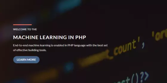 Look at PHP ML Bibliothek für maschinelles Lernen